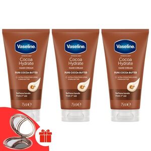 Vaseline Cocoa Radiant hidratáló kézkrém kakaóvajjal 3x75ml + Ajá... kép