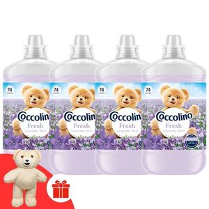 Coccolino Fresh Lavender Mist öblítő, 296 mosás, 4x1702 ml + Aján... kép