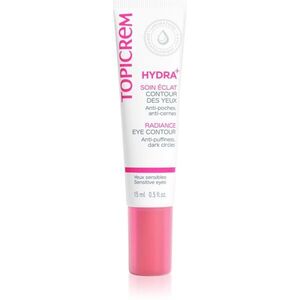 Topicrem UH FACE HYDRA+ Radiance Eye Contour élénkítő szemkrém a szem alatti sötét karikákra 15 ml kép