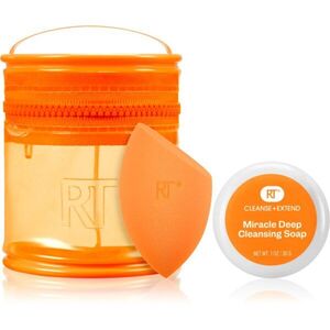 Real Techniques Miracle Blend + Cleanse Set kefe tisztító készlet kép