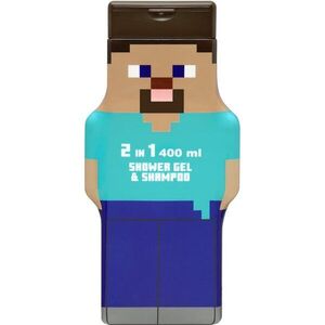 Minecraft Shower Gel & Shampoo gyengéd tusoló gél és sampon gyermekeknek 400 ml kép