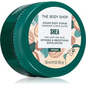 The Body Shop Shea Body Scrub cukros test peeling bambuszvajjal 50 ml kép