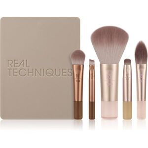 Real Techniques New Nudes On The Glow Mini Brush Kit ecset szett utazásra 6 db kép