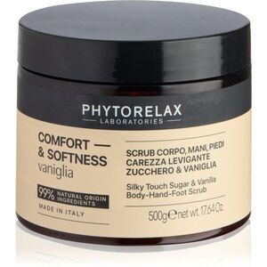 Phytorelax Laboratories Comfort & Softness Vanilla kisimító peeling kézre, lábra és testre 500 ml kép