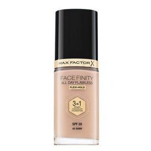 Max Factor Facefinity All Day Flawless Flexi-Hold 3in1 Primer Concealer Foundation SPF20 folyékony make-up 3 az 1-ben 42 30 ml kép