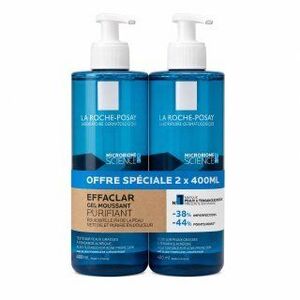 La Roche-Posay Effaclar tisztító gél Gel Moussant Purifiant 2 x 400 ml kép