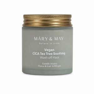 Mary & May CICA TeaTree Soothing maszk Wash off Pack 125 g kép