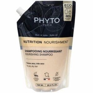 Phyto Nourishment Nourishing Shampoo tápláló sampon száraz és sérült hajra Refill 750 ml kép