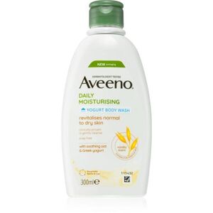 Aveeno Daily Moisturising Yoghurt body wash tápláló tusoló gél Vanilla & Yoghurt 300 ml kép