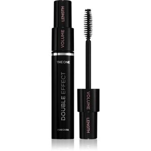 Oriflame The One Double Effect hosszabbító, göndörítő és dúsító szempillaspirál 2in1 kefével árnyalat Black 8 ml kép