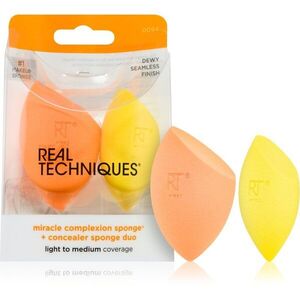 Real Techniques Sponge+ Miracle Complexion & Concealer sminkszivacs 2 db 1 db kép