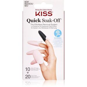 KISS Quick Soak-Off Remover Caps szett körmökre 30 db kép