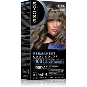Syoss Permanent Cool Color tartós hajfesték hideg árnyalattal árnyalat 6_46 Cool Dark Blond 1 db kép