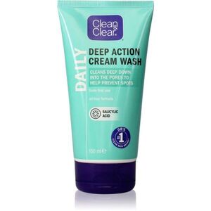 Clean & Clear Daily krémes tisztító gél az arcra 150 ml kép