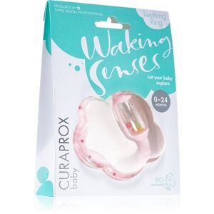 Curaprox Baby Waking Senses babarágóka masszírozós fogkefével és csörgőkkel 1 db kép