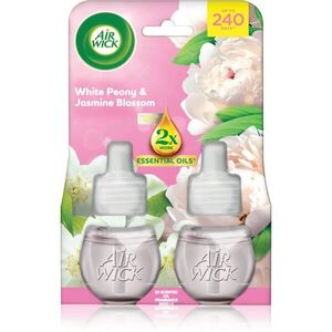 Air Wick Essential Oils White Peony & Jasmine Blossom parfümolaj elektromos diffúzorba 2x19 ml kép
