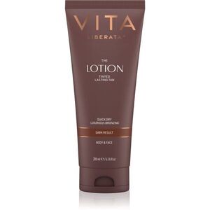 Vita Liberata Tinted Tanning Lotion önbarnító testápoló tej árnyalat Dark 200 ml kép