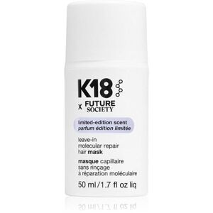 K18 Future x Society Leave-in Molecular Repair Hair Mask intenzív fiatalító maszk szőkített, festett és vegyileg kezelt hajra 50 ml kép