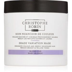 Christophe Robin Shade Variation Mask tápláló krémmaszk hajra árnyalat Baby Blonde 250 ml kép