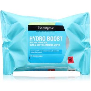 Neutrogena Hydro Boost® tisztító gyengéd törlőkendő 25 db kép