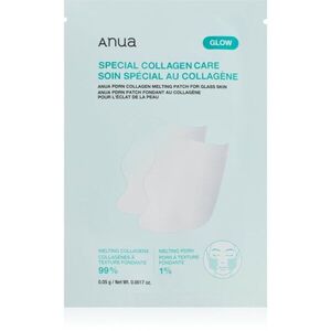 Anua PDRN Collagen Melting Patch for Glass Skin élénkítő arcmaszk a táplálásért és hidratálásért 4 db kép