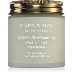 Mary&May Cica Tea Tree Soothing tisztító maszk agyaggal az arcbőr megnyugtatására 125 g kép