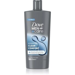 Dove Men+Care Clean Comfort tusfürdő gél arcra, testre és hajra 700 ml kép