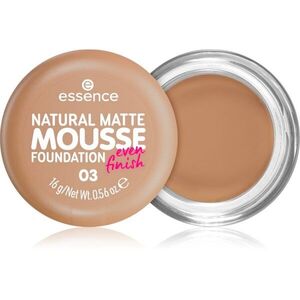essence NATURAL MATTE MOUSSE hab make-up árnyalat 03 16 g kép