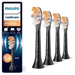 Philips Sonicare Premium All-in-One HX9094/88 csere fejek a fogkeféhez Black 4 db kép