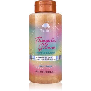 Tree Hut Tropic Glow Foaming Gel Wash hidratáló tusoló gél a csillogó fényért 532 ml kép