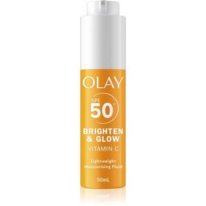 Olay Vitamin C Brighten & Glow hidratáló fluid niacinamiddal SPF 50+ 50 ml kép