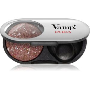 PUPA Milano Vamp! Radiant Baked Eyeshadow tartósan tündöklő szemhéjfestékek árnyalat 403 Fancy Brown - GEMS 1 g kép