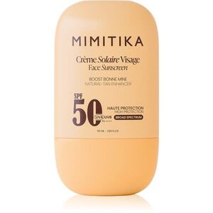 Mimitika Sun Face Sunscreen SPF50 ápoló arckrém barnulás elősegítésére SPF 50 50 ml kép