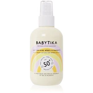 Mimitika Babytika Sunscreen Lotion SPF 50+ gyermek napozótej spray -ben SPF 50+ 190 ml kép