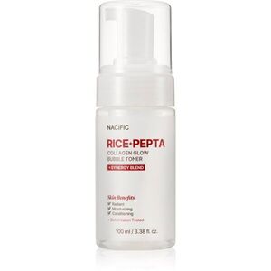 Nacific Rice + Pepta Collagen Glow Bubble Toner élénkítő arctonik hidratáló hatással 100 ml kép