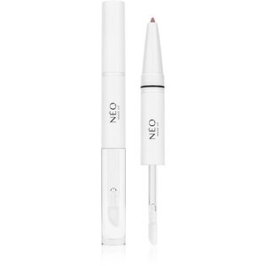NEO MAKE UP Intense Serum 2in1 Lipliner & Lipgloss kontúrceruza és szájfény árnyalat 02 Blushing Pink 1 db kép