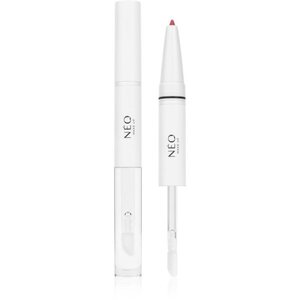 NEO MAKE UP Intense Serum 2in1 Lipliner & Lipgloss kontúrceruza és szájfény árnyalat 01 Bold Red 1 db kép