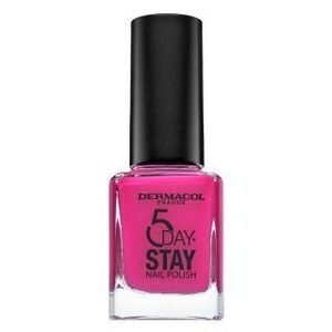 Dermacol 5 Day Stay Nail Polish körömlakk 17 Pink Affair 11 ml kép