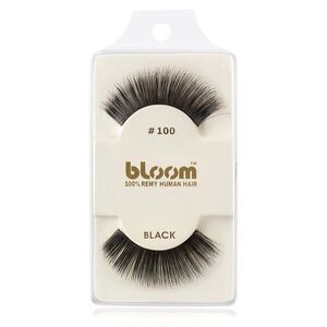 Bloom Natural ragasztható műszempilla természetes hajból No. 100 (Black) 1 cm kép
