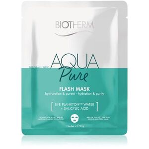 Biotherm Aqua Pure Flash Mask arcmaszk hidratáló hatással a regenerált bőrért 31 g kép
