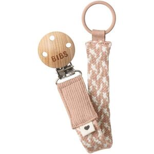 BIBS Paci Braid cumitartó csipesz Blush / Ivory 1 db kép