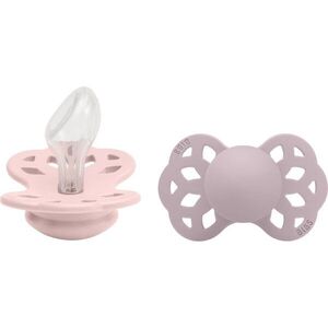 BIBS Infinity Anatomical Size 2: 6+ months cumi Blossom / Dusky Lilac 2 db kép