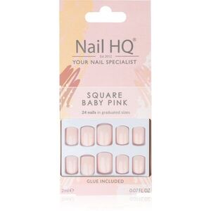 Nail HQ Square műköröm árnyalat Baby Pink 24 db kép