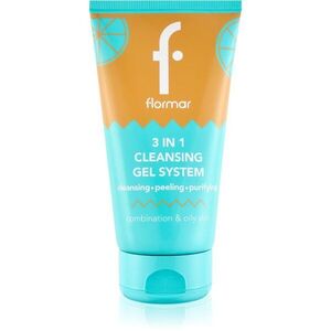 flormar Combination & Oily Skin 3in1 Cleansing Gel tisztító gél 3 in 1 kombinált és zsíros bőrre 150 ml kép