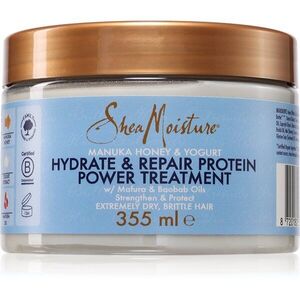Shea Moisture Manuka Honey & Yogurt Masque hidratáló maszk hajra fehérjével 355 ml kép