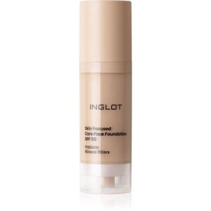 Inglot Skin Focused Care Face Foundation SPF 50 fedő hatású alapozó SPF 50 árnyalat 303 Porcelain Beige 30 ml kép