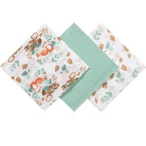 BabyOno Super Soft Mint mosható pelenkák 70x70 cm Mint 3 db kép