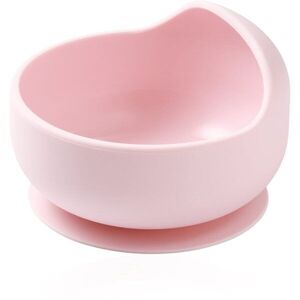 BabyOno Siilicone Plate 6m+ szilikon tálka tapadókoronggal 6 m+ Pink 1 db kép