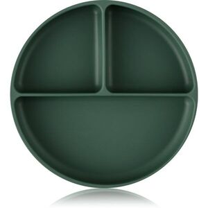 Petite&Mars Take&Match 6m+ osztott tányér kerek Misty Green 1 db kép