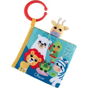 Chicco Giraffe Finger Puppet 3-24 m kontrasztos fejlesztő könyv 15 x 4 x 15 cm 1 db kép